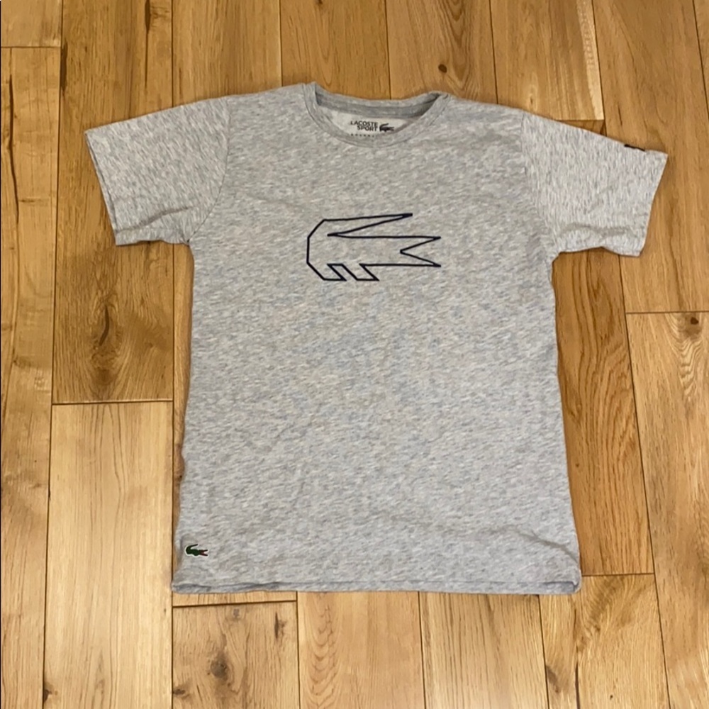 Grey Lacoste tee